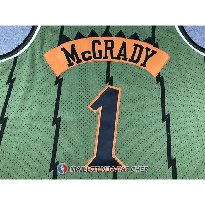 Maillot Toronto Raptors Tracy McGrady NO 1 Mitchell & Ness 1998-99 Vert